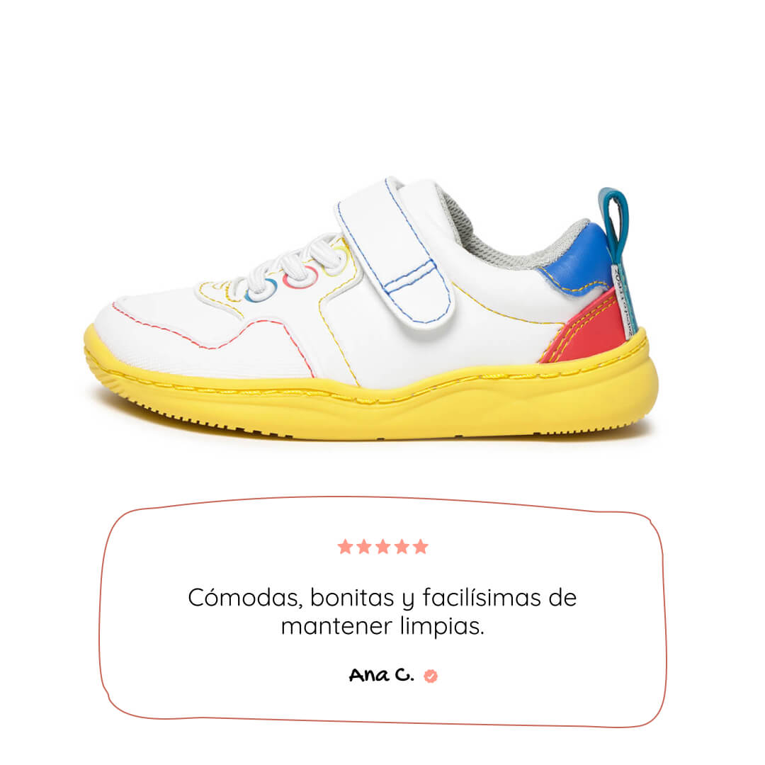 zapatilla deportiva infantil rocker barefoot multicolor olocau ss26 01