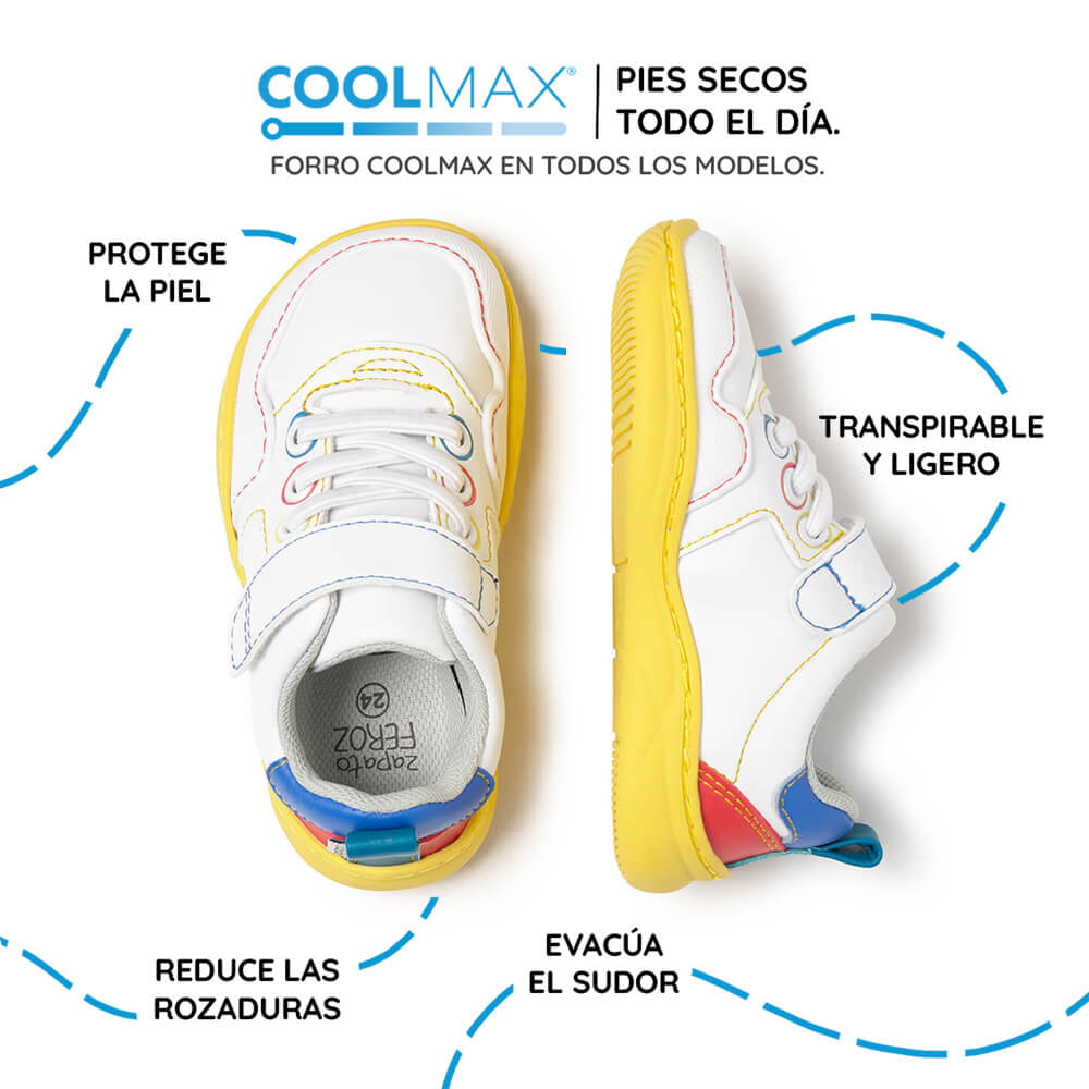 zapatilla deportiva infantil rocker barefoot multicolor olocau ss26 04