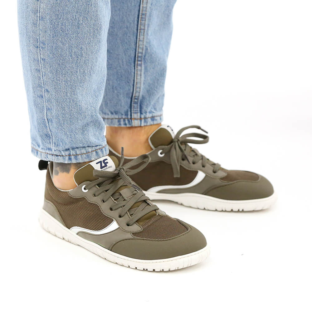 zapatillas  barefoot respetuosas tejanas suela goma blanca adulto biar freekers