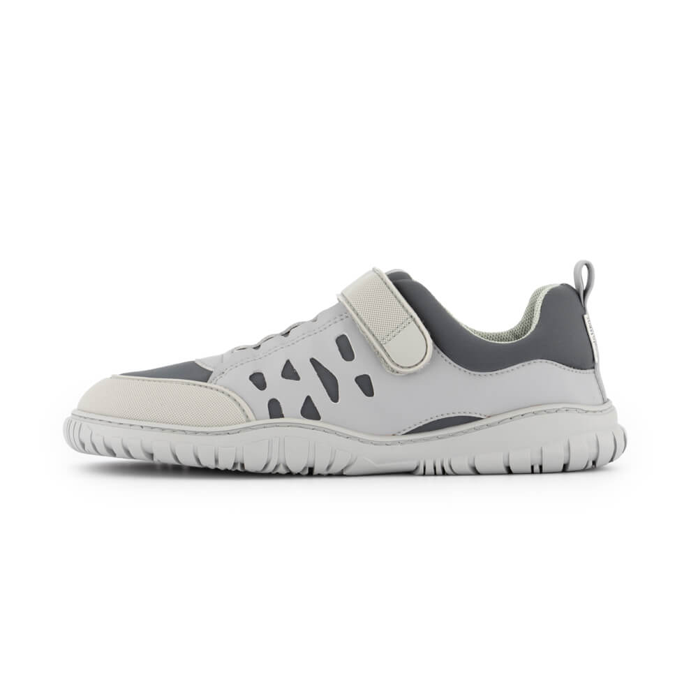 zapatillas barefoot adulto unisex uso diario todoterreno forro plantilla textil tecnico transpirable onil gris ss24 01