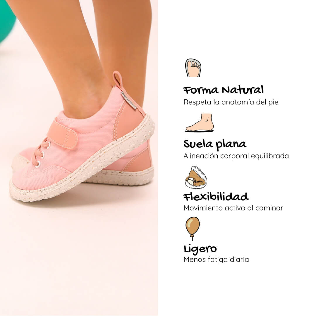 zapatillas barefoot bebe infantil rosa eliana rocker ss26 03