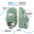 zapatillas barefoot bebe verde mint menta primeros pasos cheste feroz ss26 04