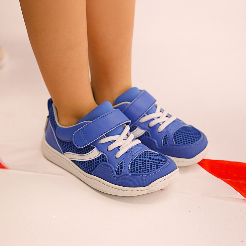 zapatillas barefoot bebes azul royal tibi rocker ss26