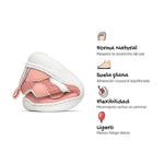 zapatillas barefoot bebes rosa movimiento natural tibi feroz ss26 05 | rosa microfibra rejilla