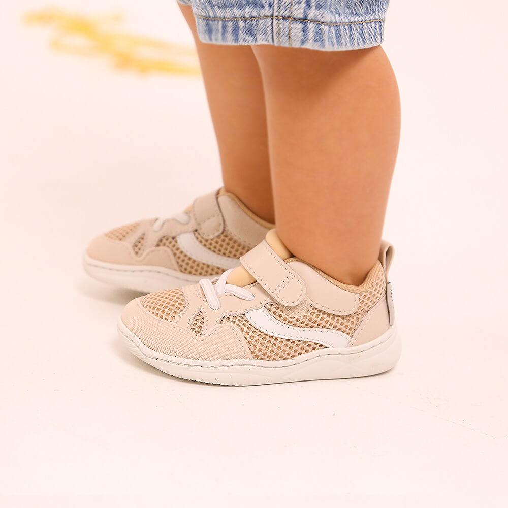 zapatillas barefoot bebes rosa movimiento natural tibi feroz ss26