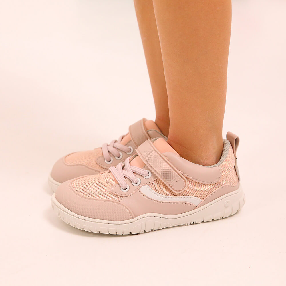 zapatillas barefoot como andar descalzo color rosa palo claro bebe biar rocker ss26