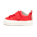 zapatillas barefoot cordones elasticos velcro bebe color rojo turia feroz ss25 01