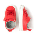 zapatillas barefoot cordones elasticos velcro bebe color rojo turia feroz ss25 03