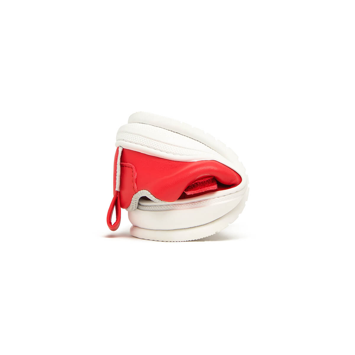zapatillas barefoot cordones elasticos velcro bebe color rojo turia feroz ss25 04