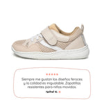 zapatillas barefoot infantil beige tibi rocker ss26 01 | beige Microfibra Rejilla