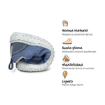 zapatillas barefoot infantil tejano azul eliana rocker ss26 05| Azul Denim Tejano
