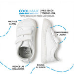 zapatillas barefoot infantil verano vegano blancas moraira rocker ss26 04 | blanco microfibra