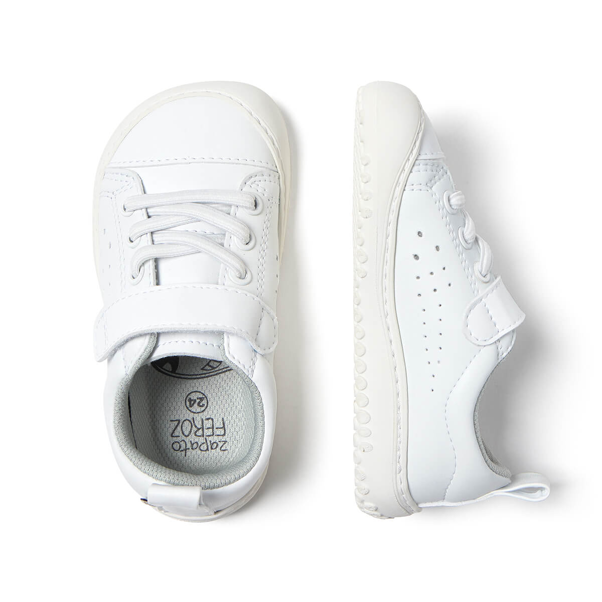 zapatillas barefoot pasear jugar correr saltar ninos color blanco paterna rocker ss25 03