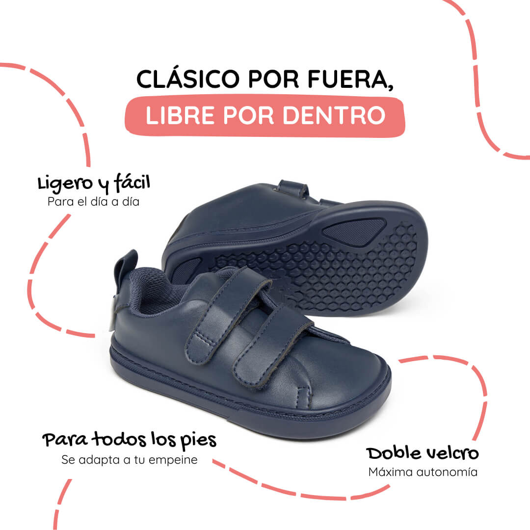 zapatillas barefoot respetuoso desarrollo pies ninos color azul valencia rocker aw25 1000