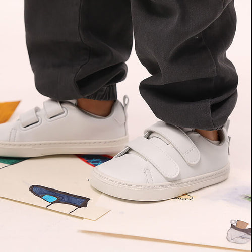 zapatillas barefoot respetuoso desarrollo pies ninos valencia rocker blanco