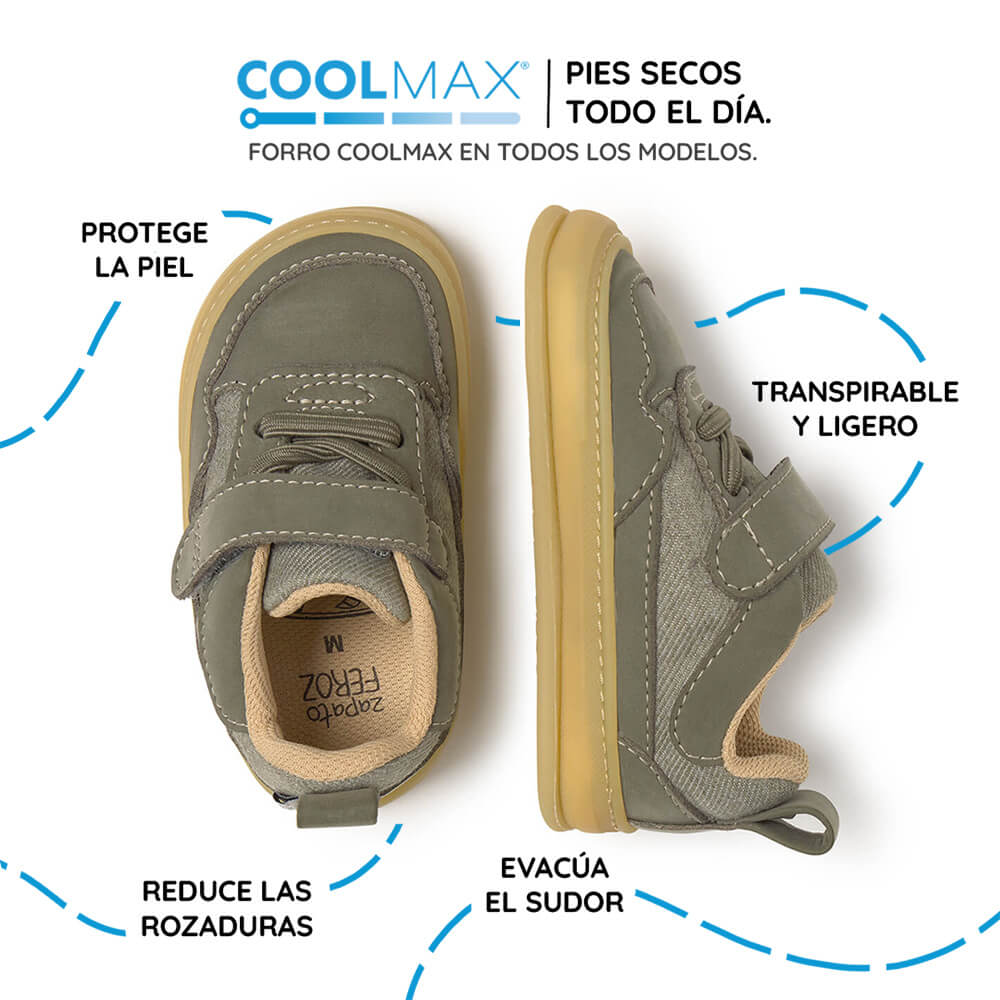 zapatillas barefoot veganas bebe verde kaki faura feroz ss26 04