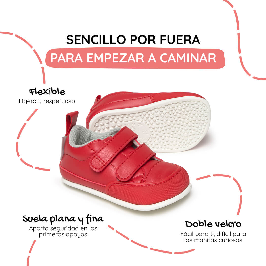 zapatillas barefoot veganas bebes rojas moraira feroz ss26 02