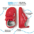zapatillas barefoot veganas bebes rojas moraira feroz ss26 04