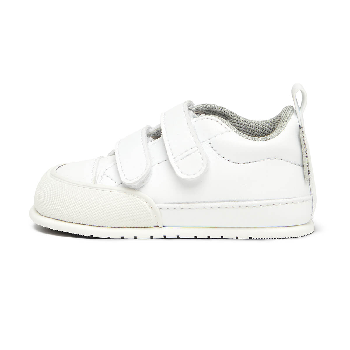 zapatillas bebe respetuosas libertad movimiento caminar correr saltar color blanco moraira feroz ss25 01