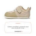 zapatillas bebes transpirables beige beis cheste feroz ss26 01