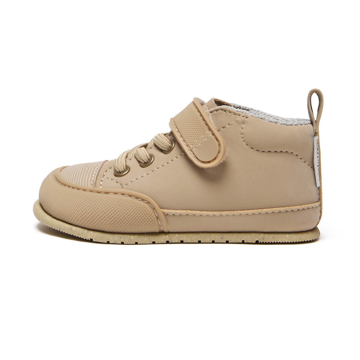 zapatillas botas botines cordones velcro microfibra nobuck bebe color beige beis jucar feroz aw24 01