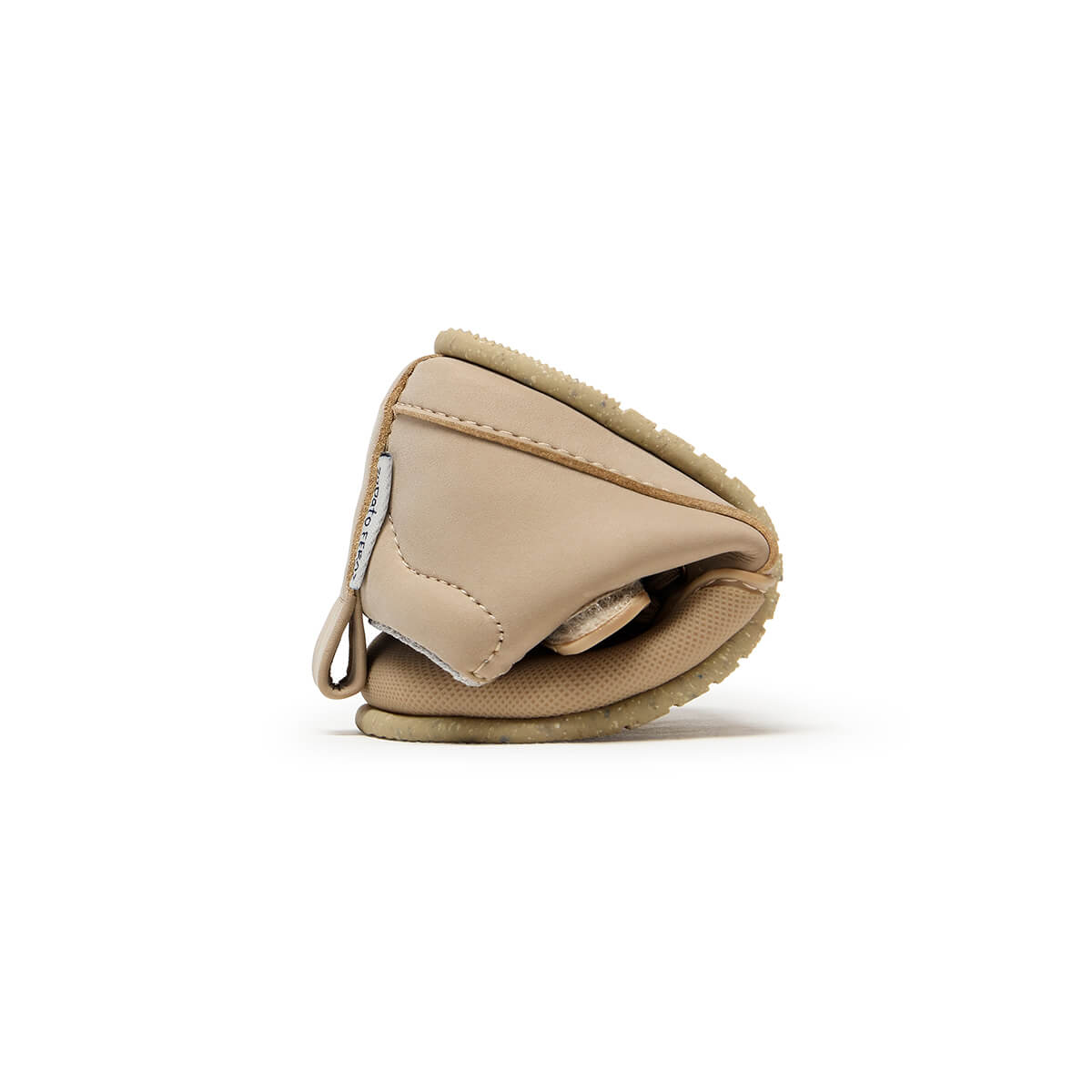 zapatillas botas botines cordones velcro microfibra nobuck bebe color beige beis jucar feroz aw24 04