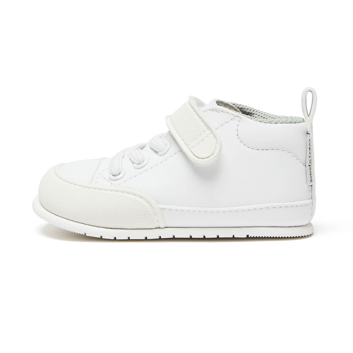 zapatillas botas botines cordones velcro microfibra nobuck bebe color blanco jucar feroz aw24 01