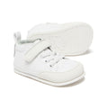 zapatillas botas botines cordones velcro microfibra nobuck bebe color blanco jucar feroz aw24 02