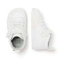 zapatillas botas botines cordones velcro microfibra nobuck bebe color blanco jucar feroz aw24 03