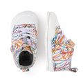 zapatillas botines deportivos respetuosos forma pie espacio dedos ninos color risco rayas jucar feroz aw24 03