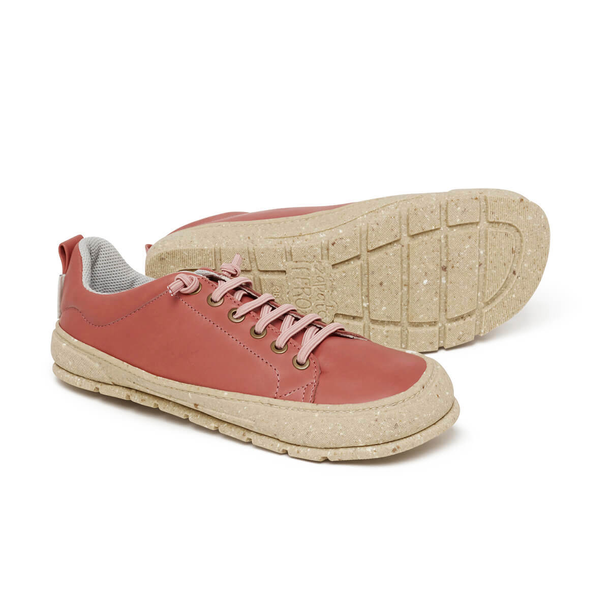 zapatillas casuales informales diario horma ancha color frambuesa rojo paterna adulto aw24 02 2