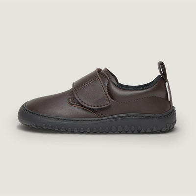 lateral zapatillas colegio escolares garbi rocker | Marrón Microfibra