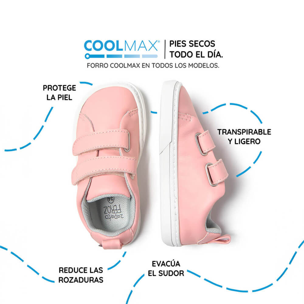 zapatillas comodas verano pies frescos secos ninas color rosa valencia rocker ss25 03 | Rosa Microfibra