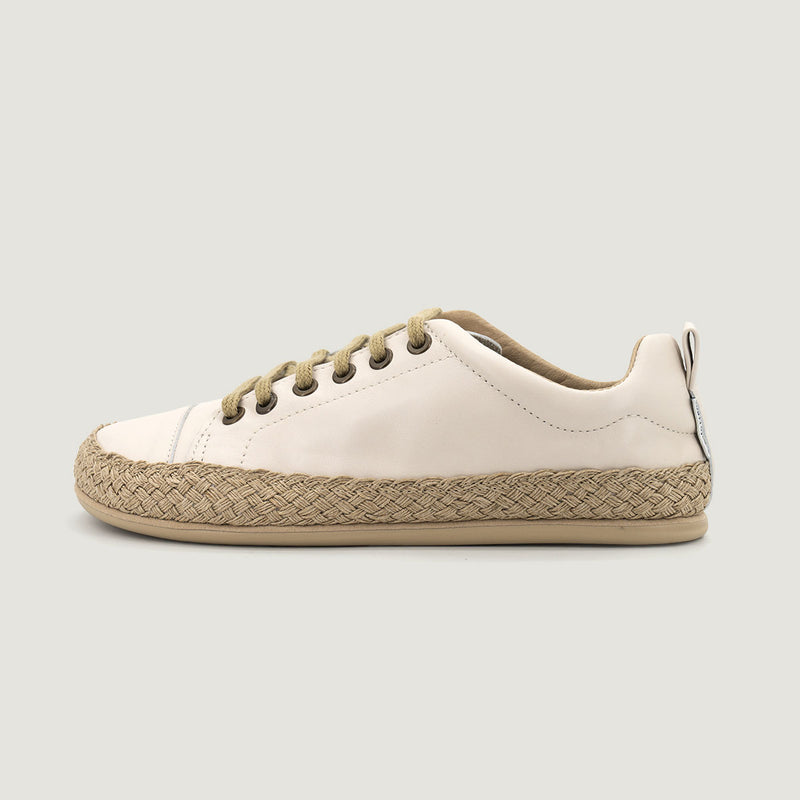 zapatillas deportivas cordones elasticos puntera flexible jerica cuerda freeker adulto ss26 cuerda beige 01  |  Beige Piel