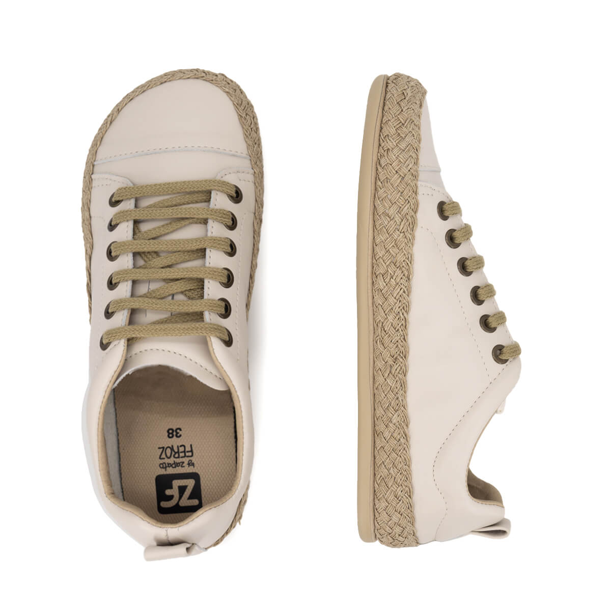 zapatillas deportivas cordones elasticos puntera flexible jerica cuerda freeker adulto ss26 cuerda beige 03