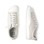 zapatillas deportivas cordones elasticos puntera suela blanca flexible color gris jerica adulto ss25 03