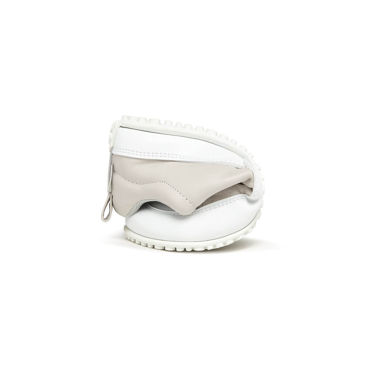 zapatillas deportivas cordones elasticos puntera suela blanca flexible color gris jerica adulto ss25 04