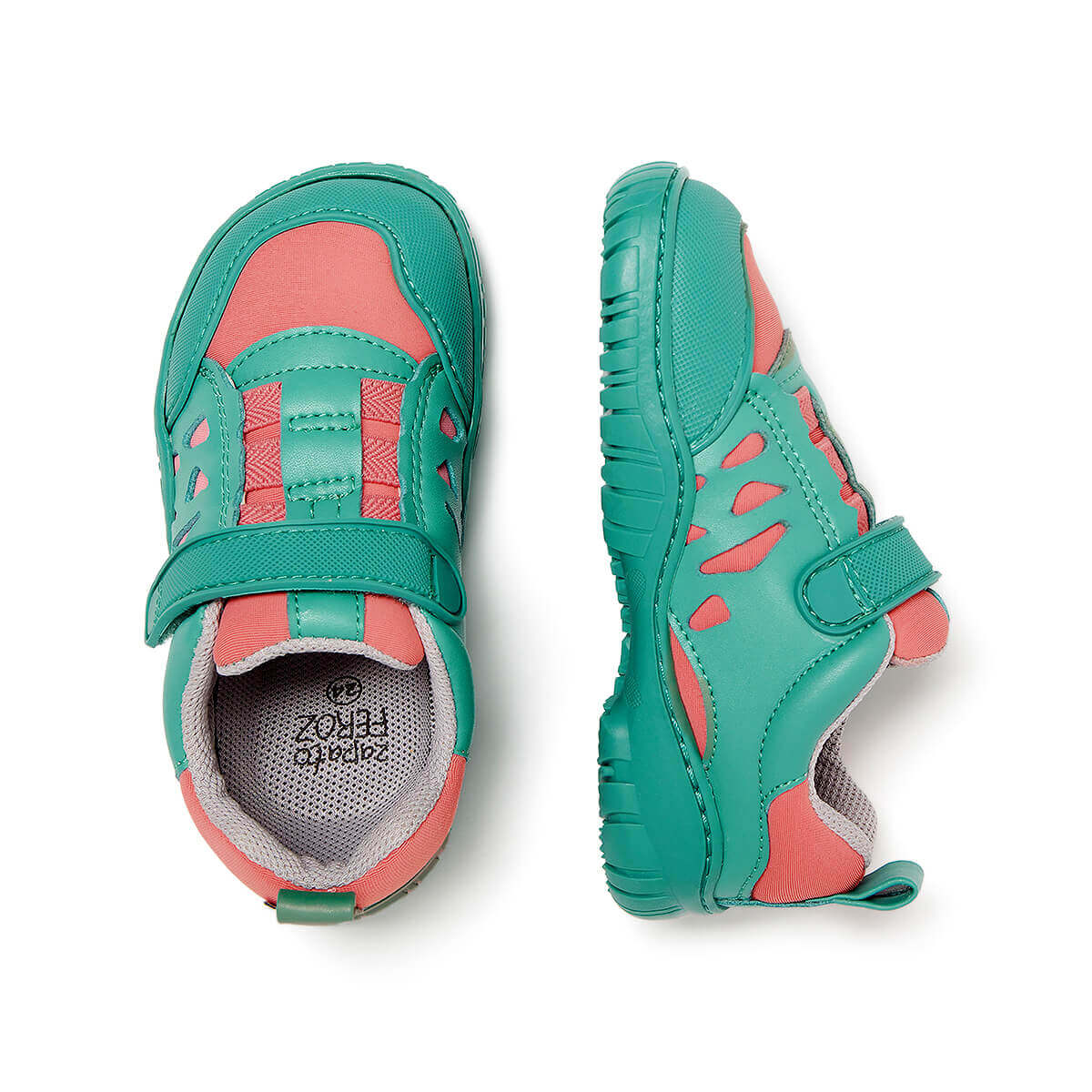 zapatillas deportivas deporte facil calzar poner ajustar limpiar ninos ninas color verde mint menta onil aw24 03