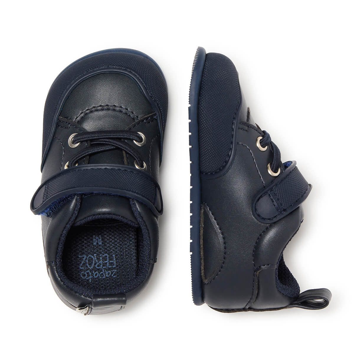 zapatillas deportivas minimalistas resistentes duraderas bebes color azul ibi feroz aw24 03