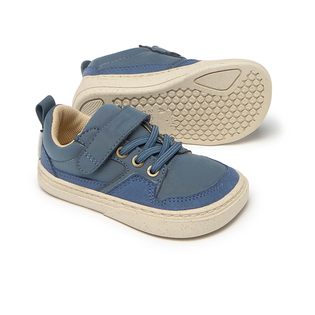 zapatillas deportivas respetuosas cordones velcro transpirables ninos cheste azul denim rocker aw25 02