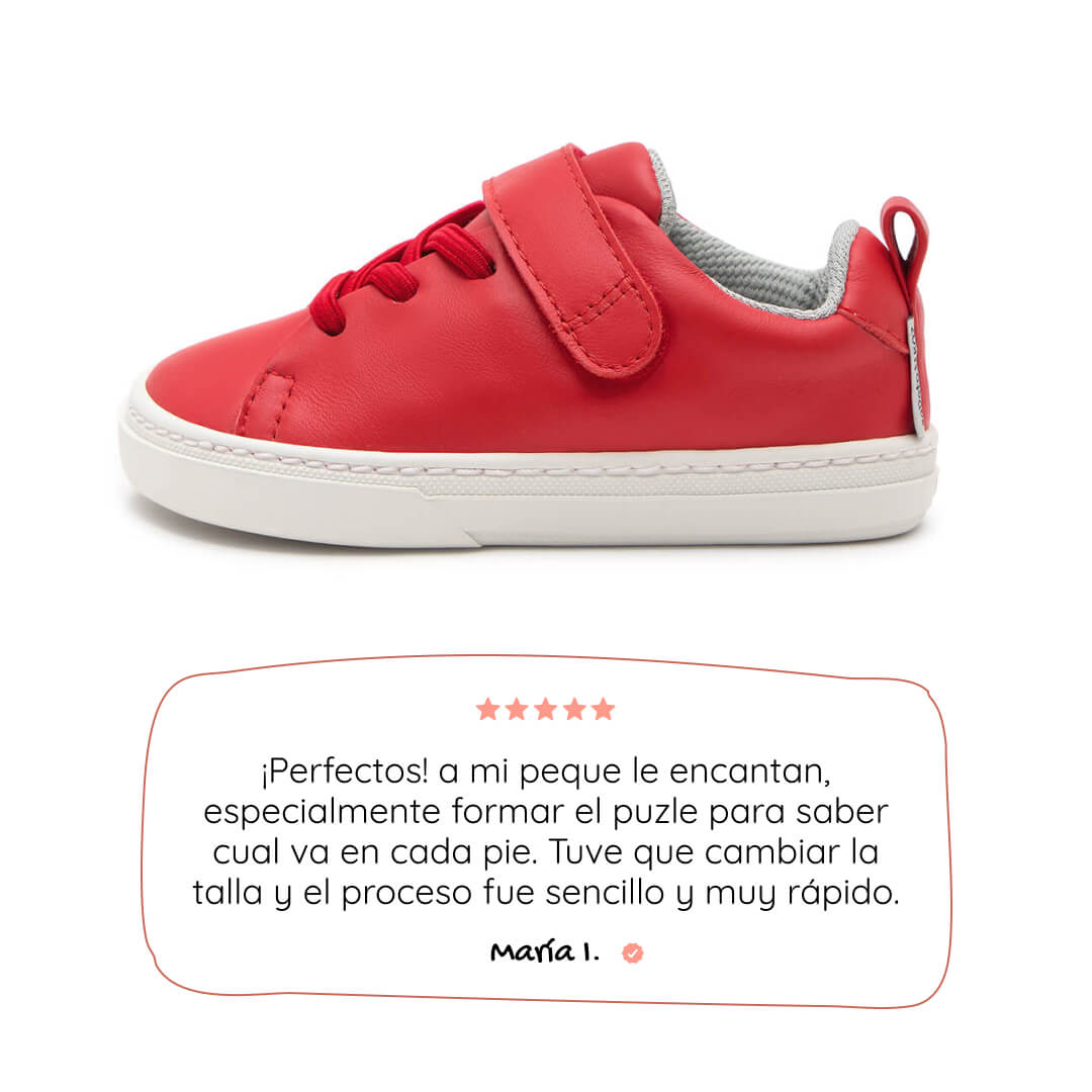 zapatillas deportivas respetuosas forma espacio dedos pies ninos color rojo turia rocker ss26 01 | rojo microfibra