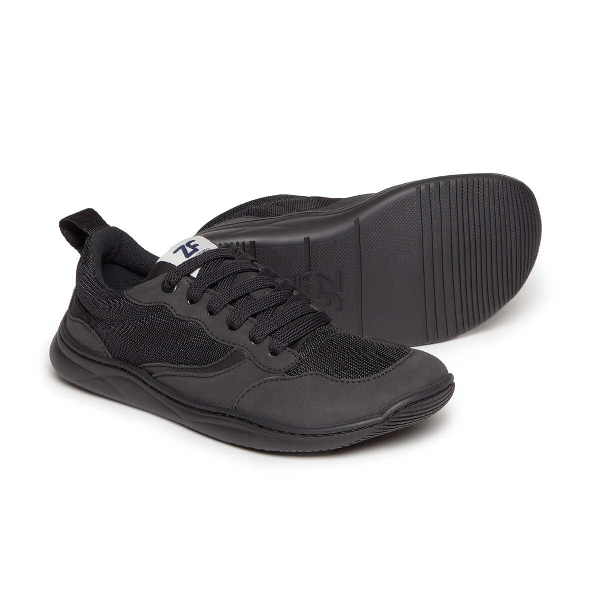 zapatillas diseno respetuoso deportivas suela flexible adulto adolescentes biar freekers negro aw25 02 | Negro Microfibra Nobuck