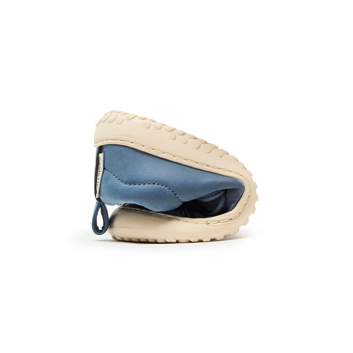 zapatillas diseno respetuoso espacio dedos ninos nina microfibra nobuck color azul moraira rocker aw24 04