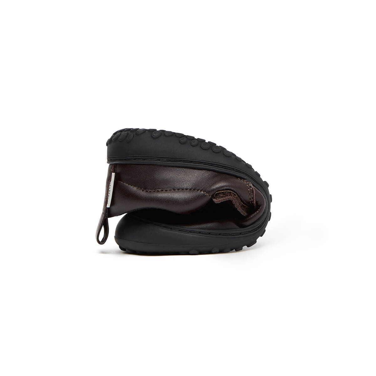 zapatillas escolares respetuosas comodas ligeras velcro jugar correr saltar color marron garbi rocker aw24 04