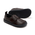 zapatillas escolares respetuosas comodas ligeras velcro jugar correr saltar color marron garbi rocker aw2402