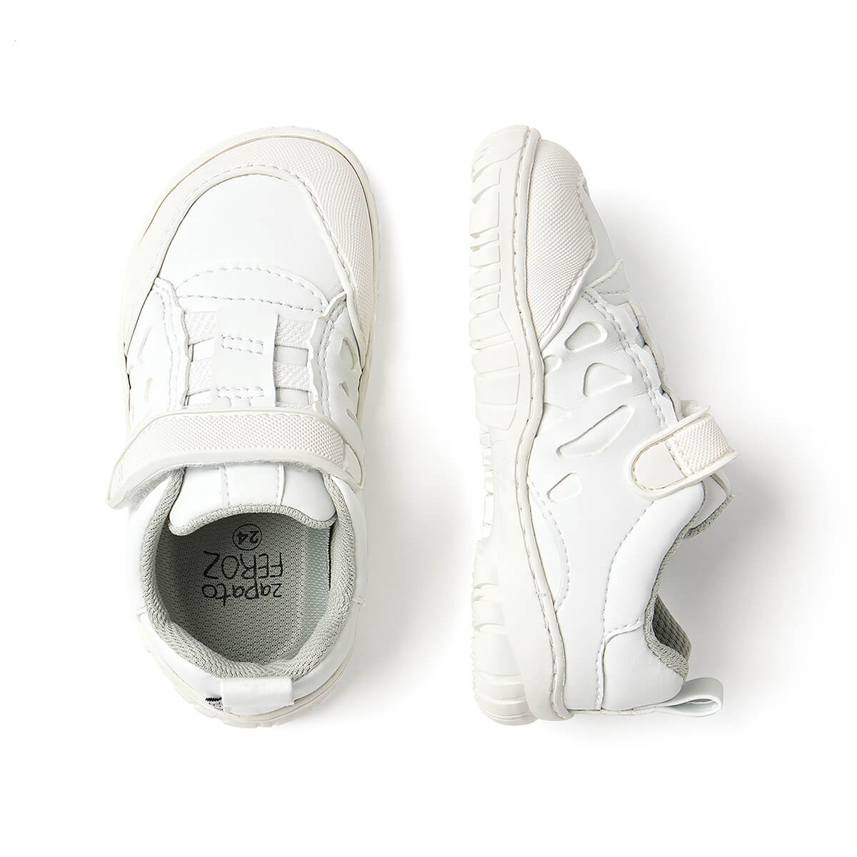 zapatillas infantiles deportivas respetuosas pies todo terreno onil rocker blanco aw25 | blanco microfibra