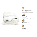 zapatillas infantiles deportivas respetuosas pies todo terreno onil rocker blanco aw25 04 | blanco microfibra