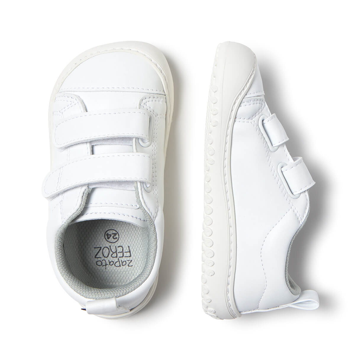 zapatillas infantiles respetuosas libertad movimiento caminar correr saltar color blanco moraira rocker ss25 03