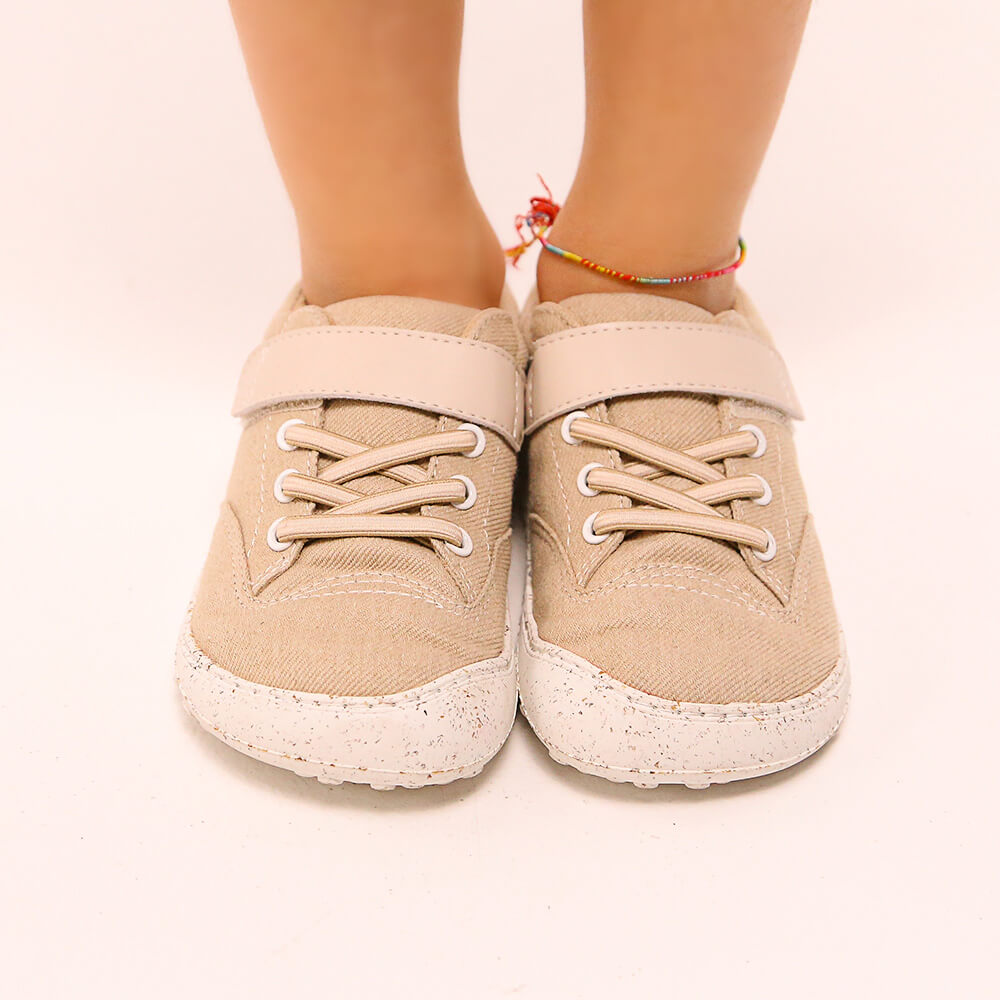 zapatillas minimalistas bebes color tejano verde beige eliana rocker ss26