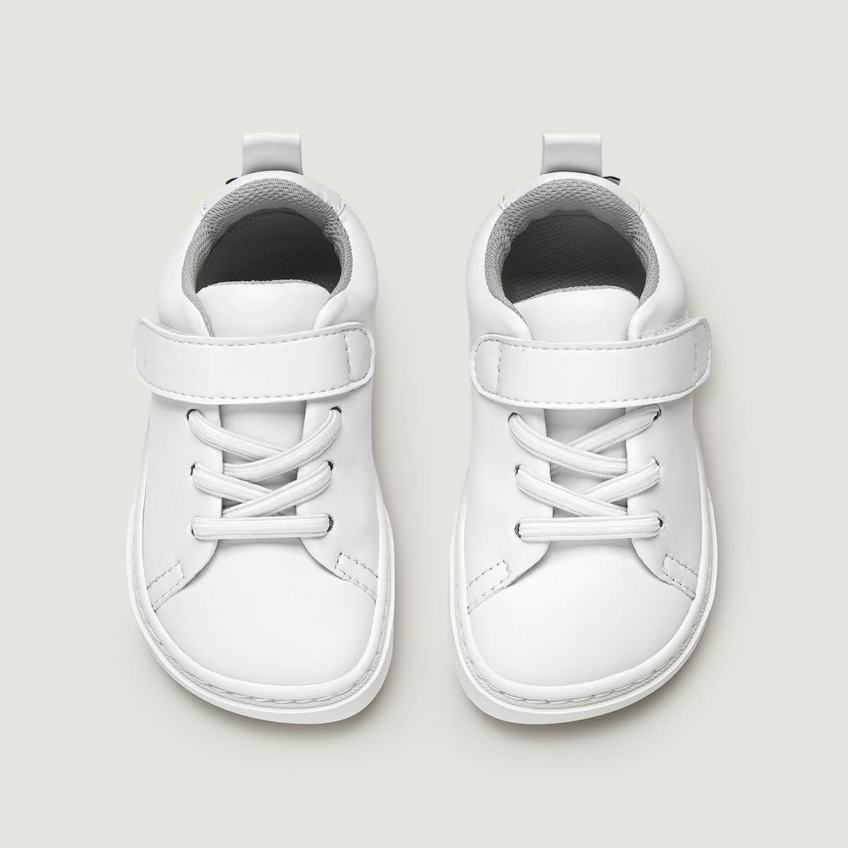 zapatillas minimalistas colegio tejido sostenible vegano microfibra ninos blanco turia rocker escolar  | Blanco Microfibra